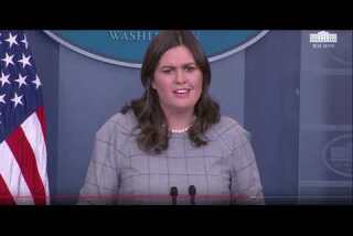 Sarah Huckabee Sanders talks about Trump's comments about Steve Bannon