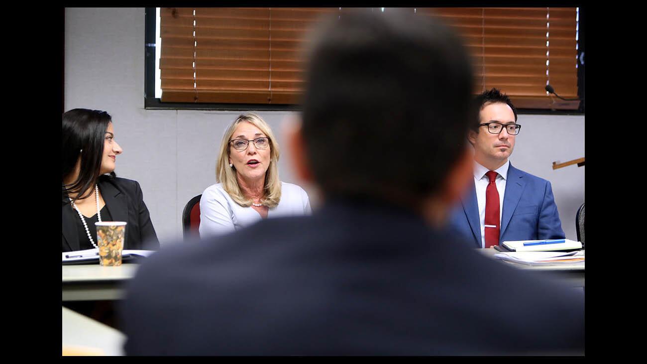 Photo Gallery: L.A. County supervisor Barger connects with city council in special morning meeting