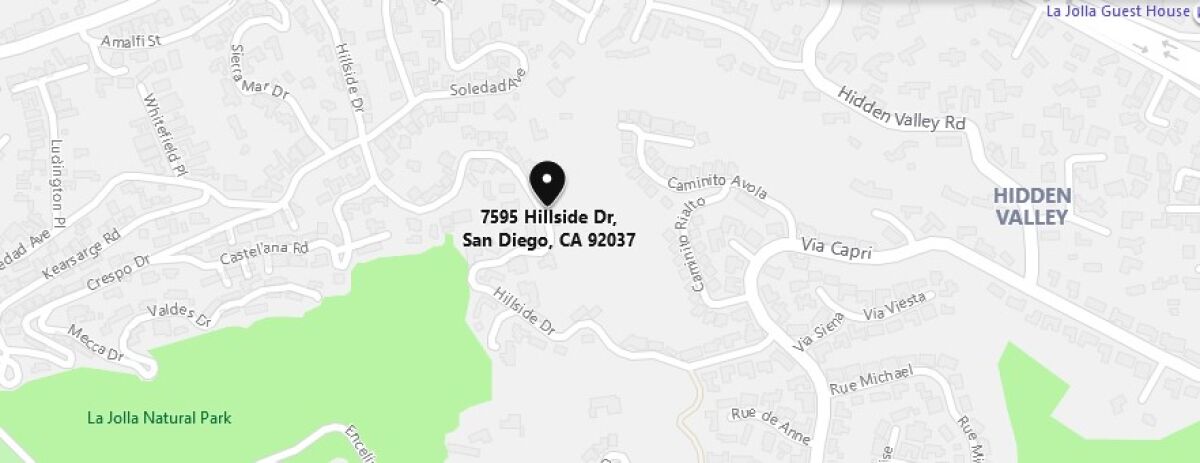The La Jolla Shores Permit Review Committee again considered a project planned for 7595 Hillside Drive.
