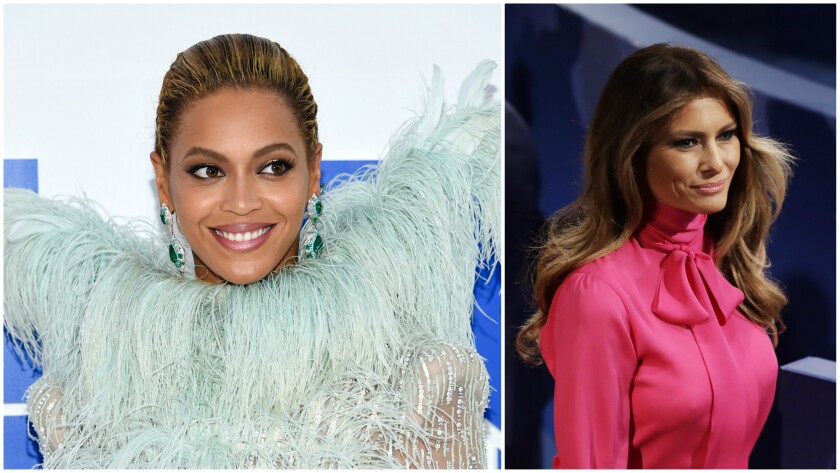 Beyoncé and Melania Trump were among the people and trends that had the fashion flock talking in 2016.