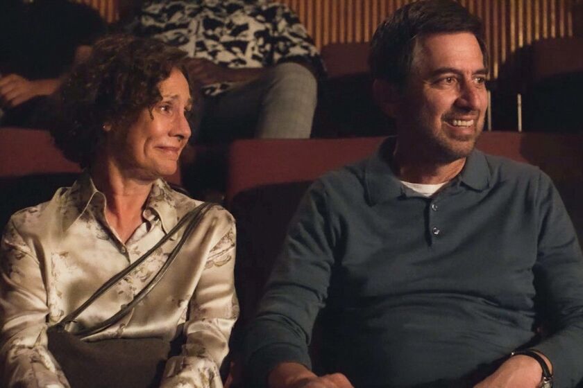 Laurie Metcalf and Ray Romano in the movie "Somewhere in Queens."