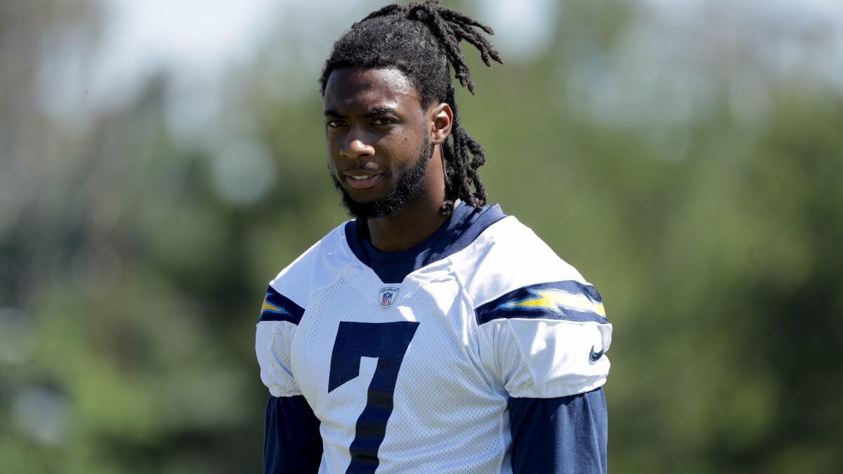 Chargers rookie wide receiver Mike Williams missed all of training camp because of a herniated disk in his lower back.