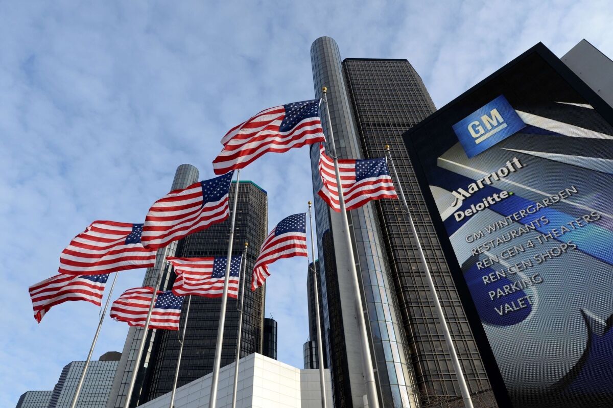 General Motors, the largest U.S. automaker, reported first-quarter profits plunged 88% after a series of vehicle recalls.