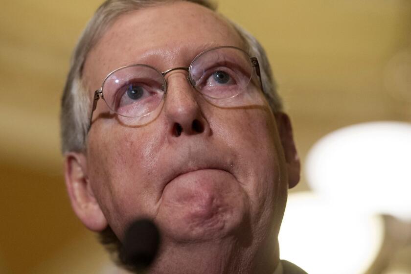 “We must act quickly to bring relief to the American people,” said Senate Majority Leader Mitch McConnell.