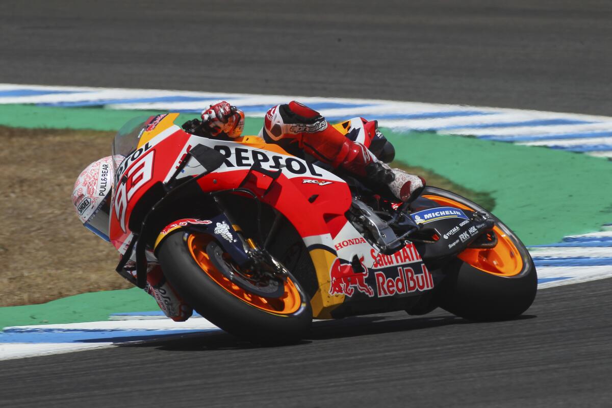 Marc Márquez at the Spanish MotoGP