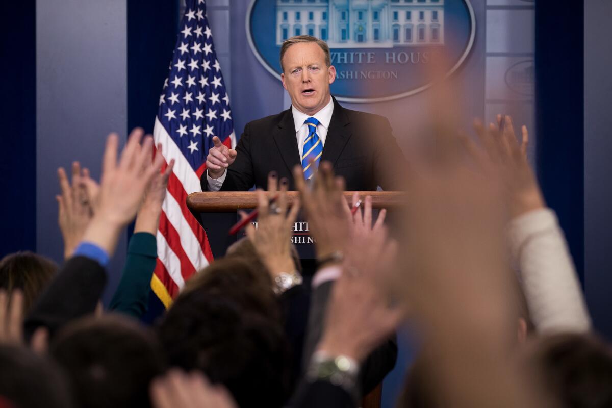 White House Press Secretary Sean Spicer