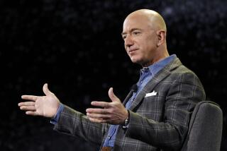 FILE - In this Thursday, June 6, 2019, file photo, Amazon CEO Jeff Bezos speaks at the Amazon re:MARS convention, in Las Vegas. Amazon said Tuesday, Feb. 2, 2021, that Bezos is stepping down as CEO later in the year, a role he's had since he founded the company nearly 30 years ago. (AP Photo/John Locher, File)