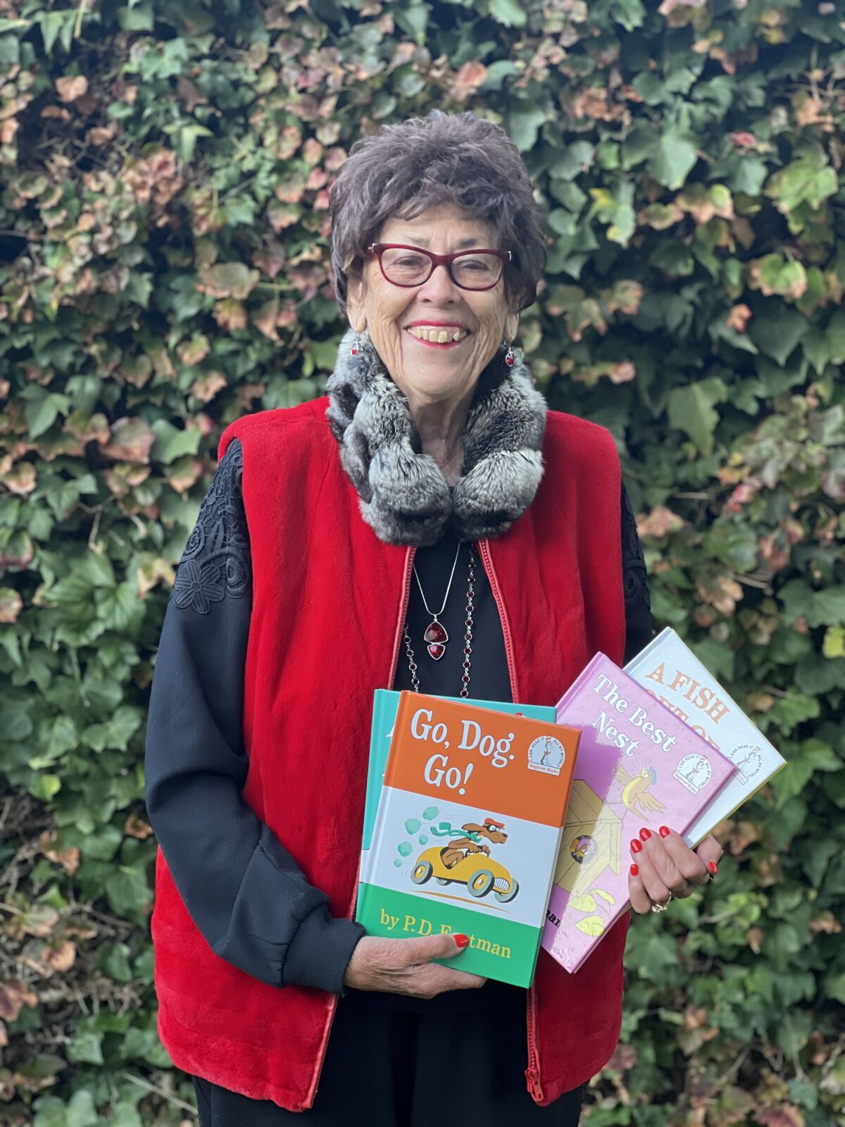 La Jolla resident Charlotte Perry has helped give thousands of books to local cancer patients to share with their children.