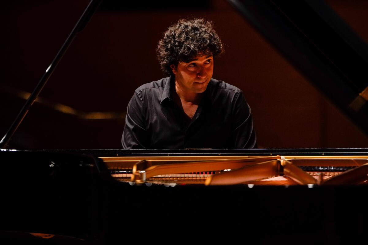 Sergio Tiempo performs with the L.A. Phil in the world premiere of Esteban Benzecry’s Piano Concerto at Disney Hall.