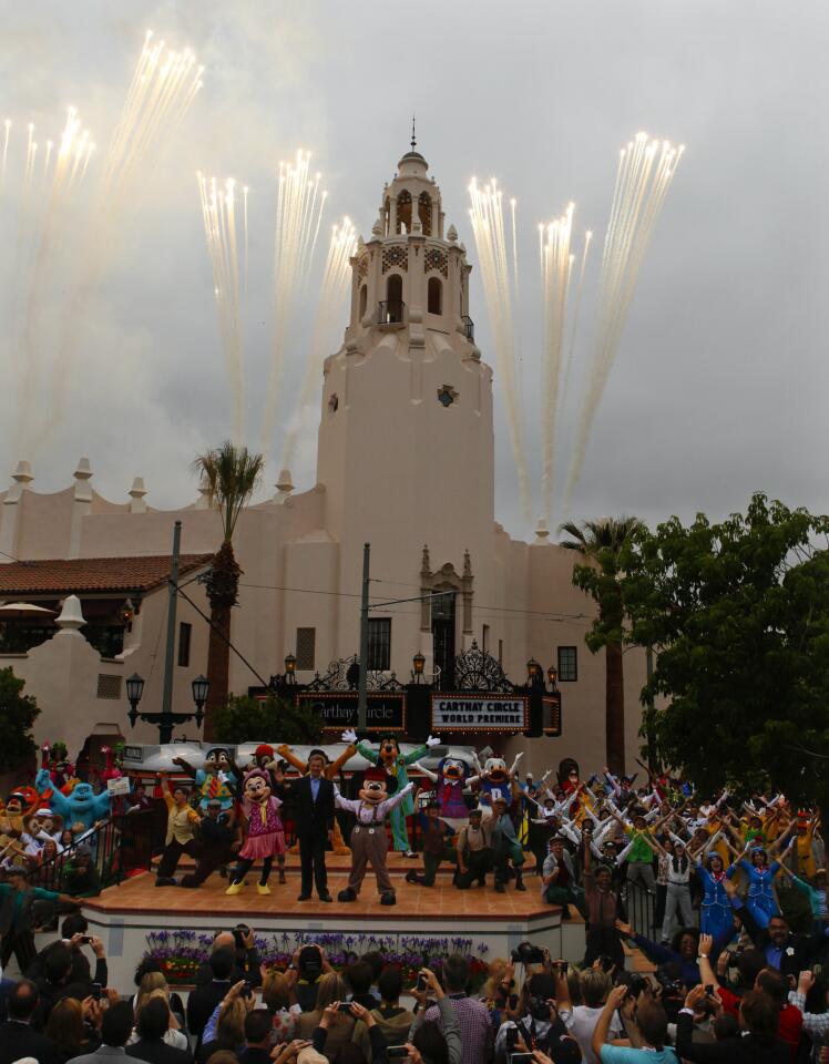 Cars Land opening ceremonies