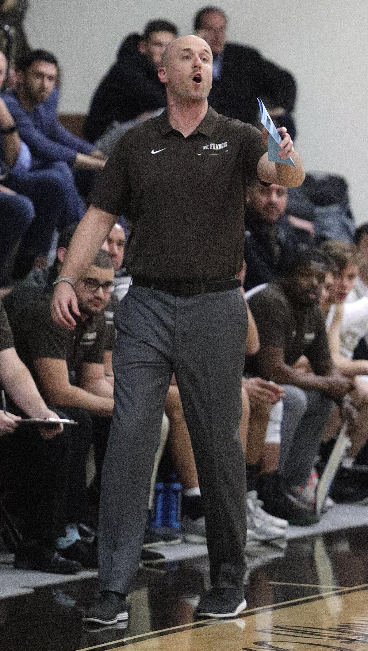 St. Francis' head coach Todd Wolfson has piloted his team to a CIF Southern Section championship game.