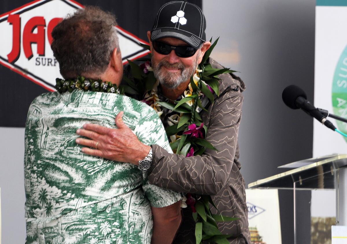 Surf legend Al Merrick is inducted into Surfing Walk of Fame on Thursday.