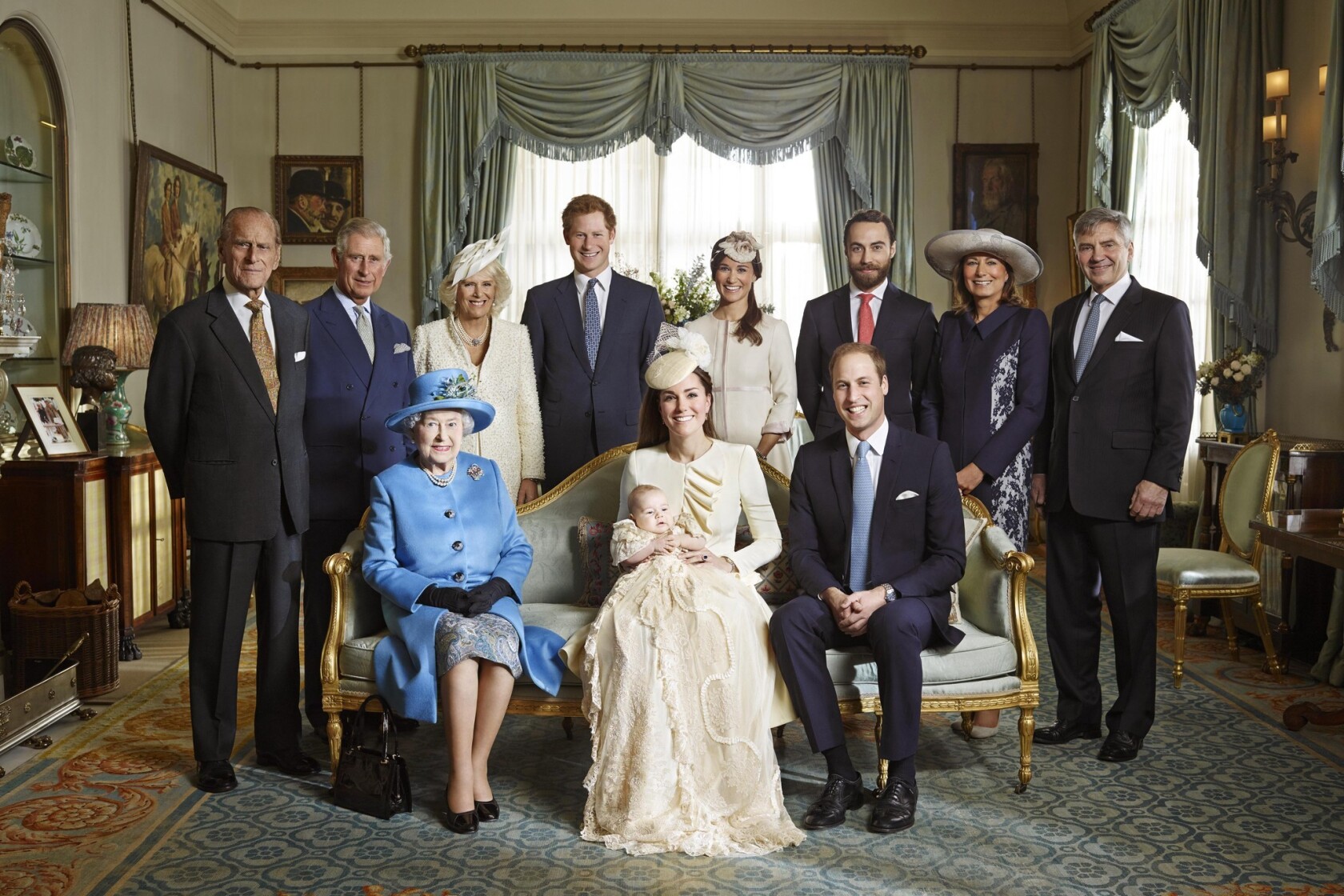 Prince George christened; William and Kate name seven godparents ...