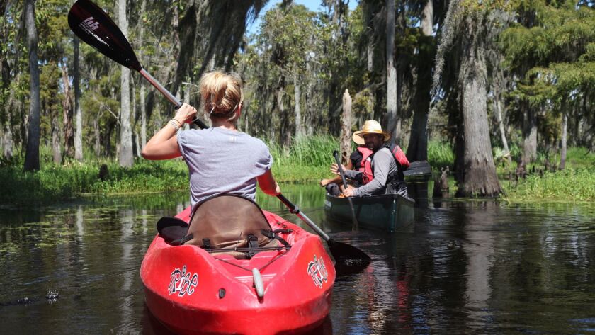 kayak trip in louisiana