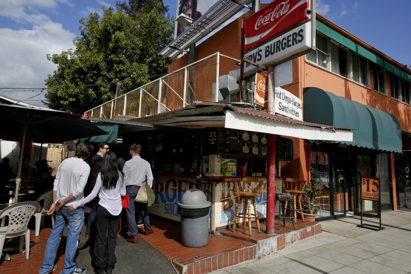 Irv's Burgers in West Hollywood is set to close Thursday after dishing out hamburgers and fries for 63 years.