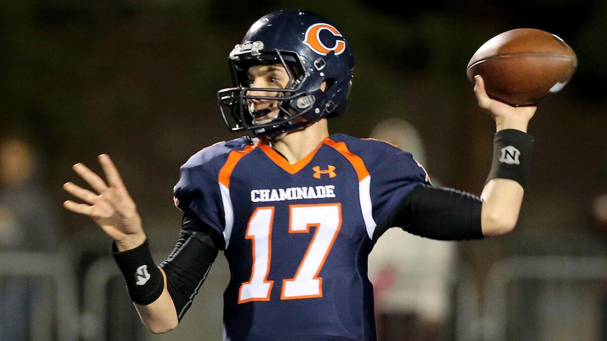 Quarterback Ryan Stevens decided to stay at Chaminade and compete for the starting job instead of transfer.