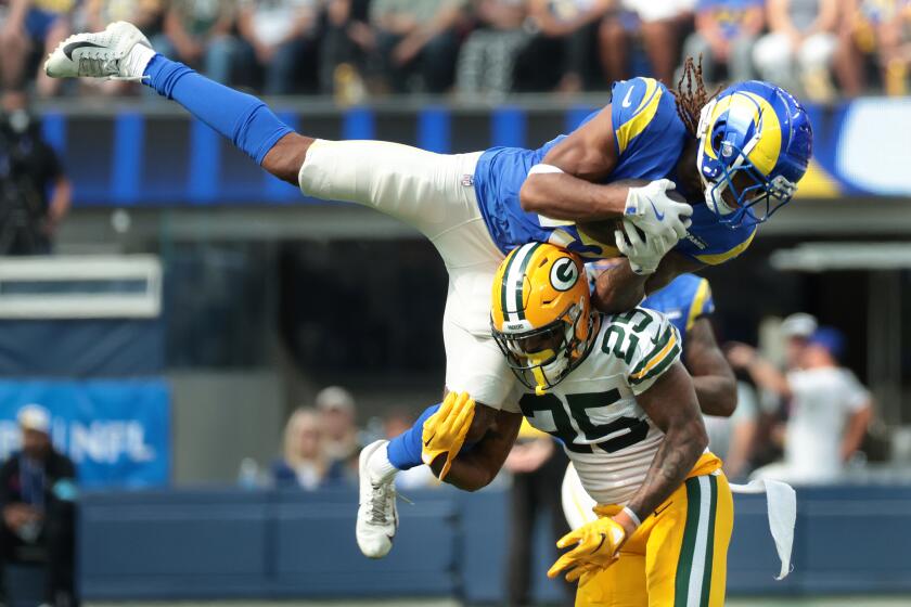 Stetson Bennett will make NFL debut as Rams No. 2 quarterback - Los ...