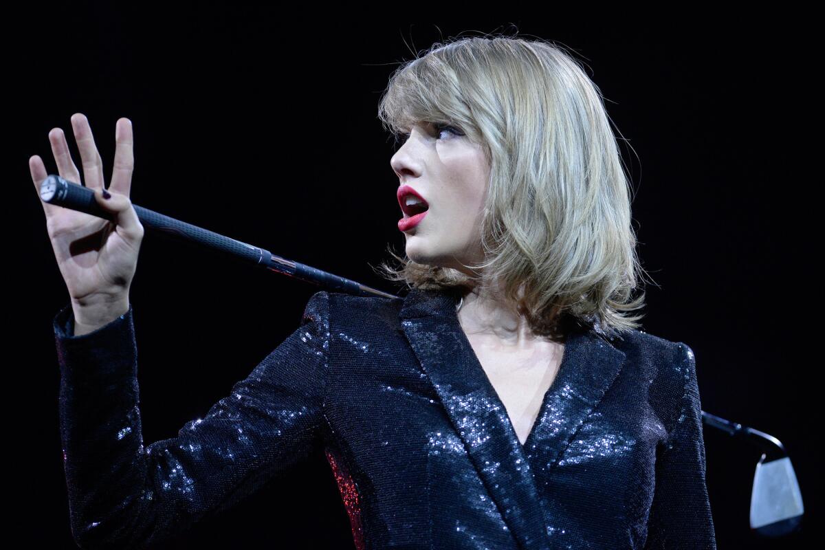 Taylor Swift performs in Cologne, Germany, on June 19.