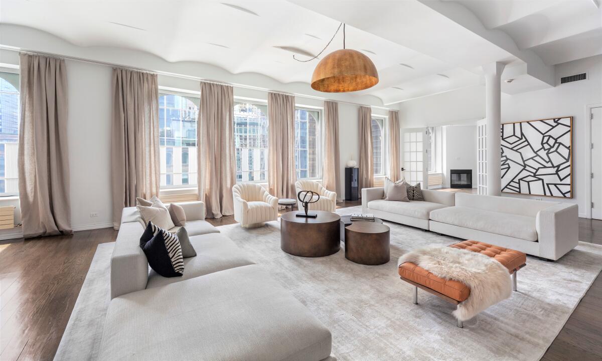 Russell Simmons' condo in Manhattan includes three terraces that combine for 3,500 square feet.