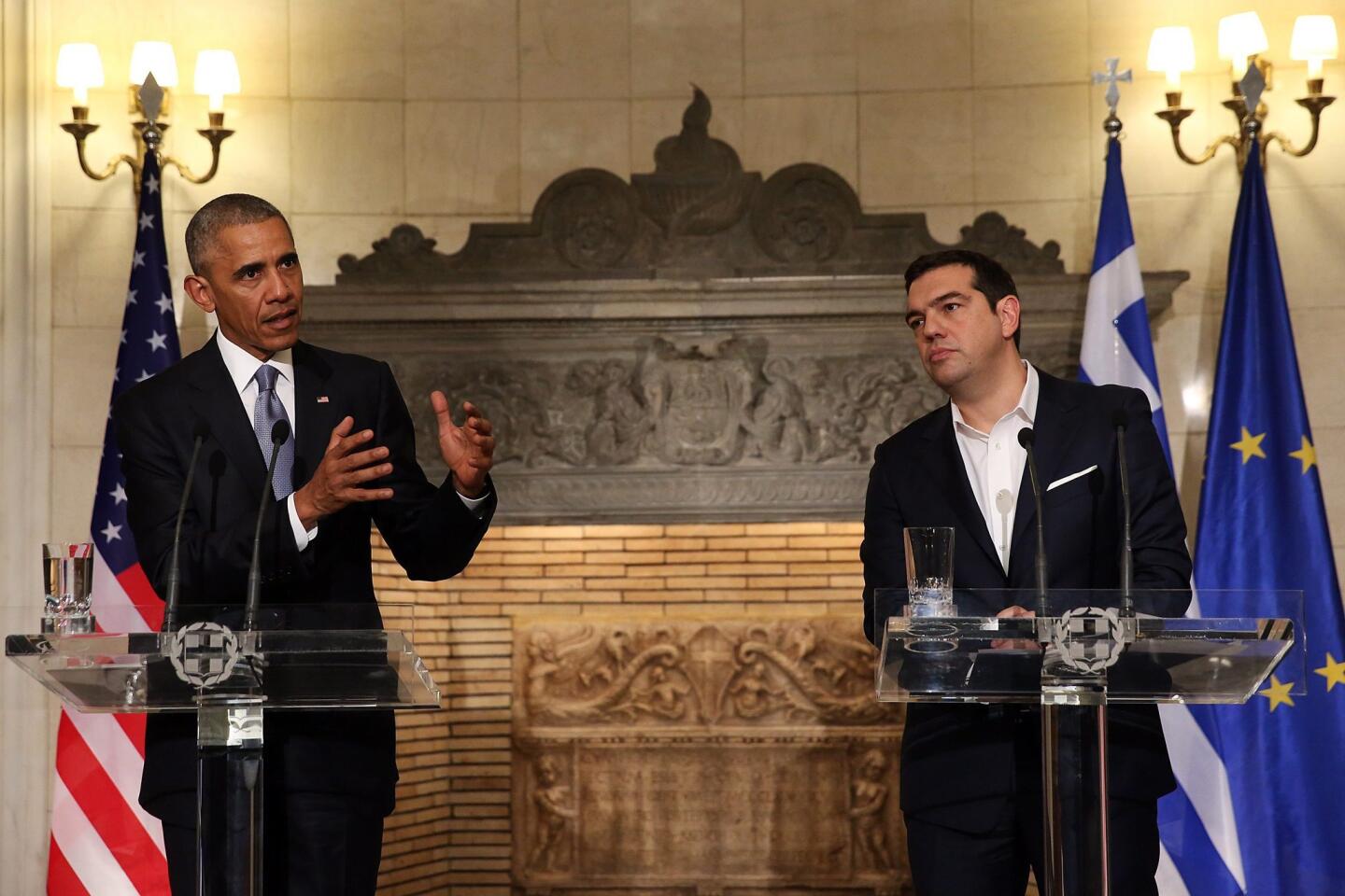 President Barack Obama visits Athens