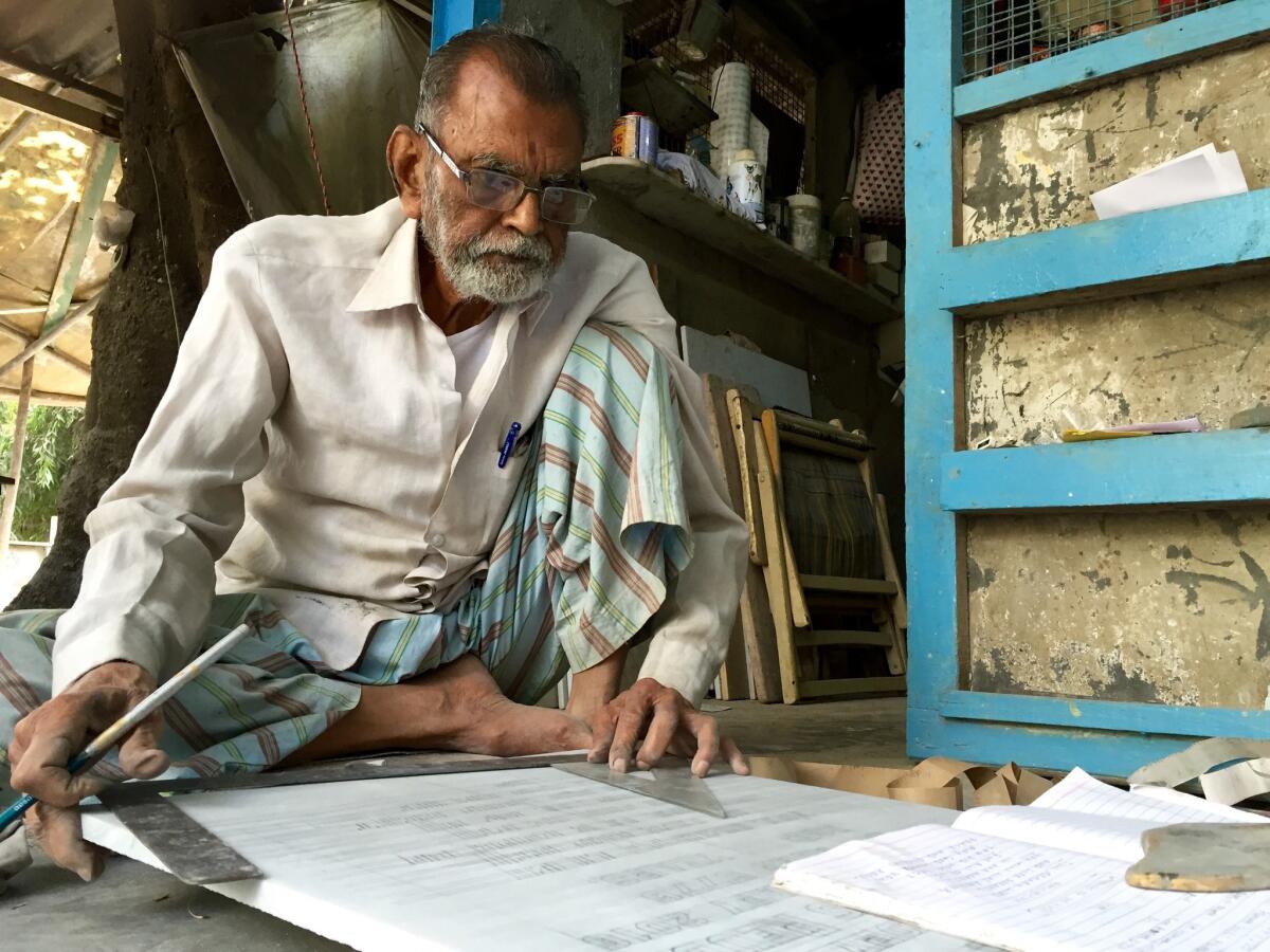 Mohammad Abdul Yaseen has carved the gravestones at the main Jewish cemetery in Mumbai, India, since 1969.