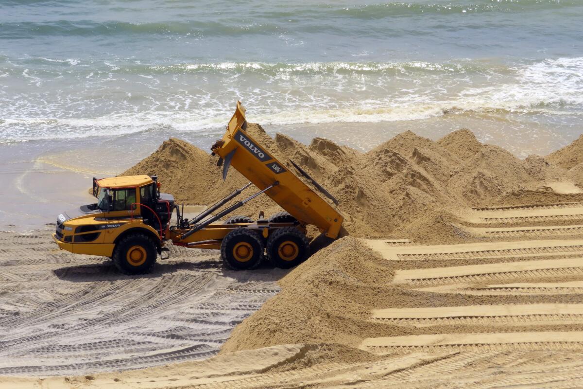 Too much Atlantic in Atlantic City: Beach erosion has casinos desperately  seeking sand by summer - The San Diego Union-Tribune