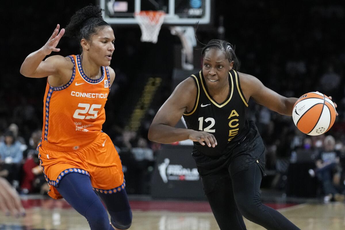 Aces beat Sun 85-71 behind A'ja Wilson, take 2-0 series lead in