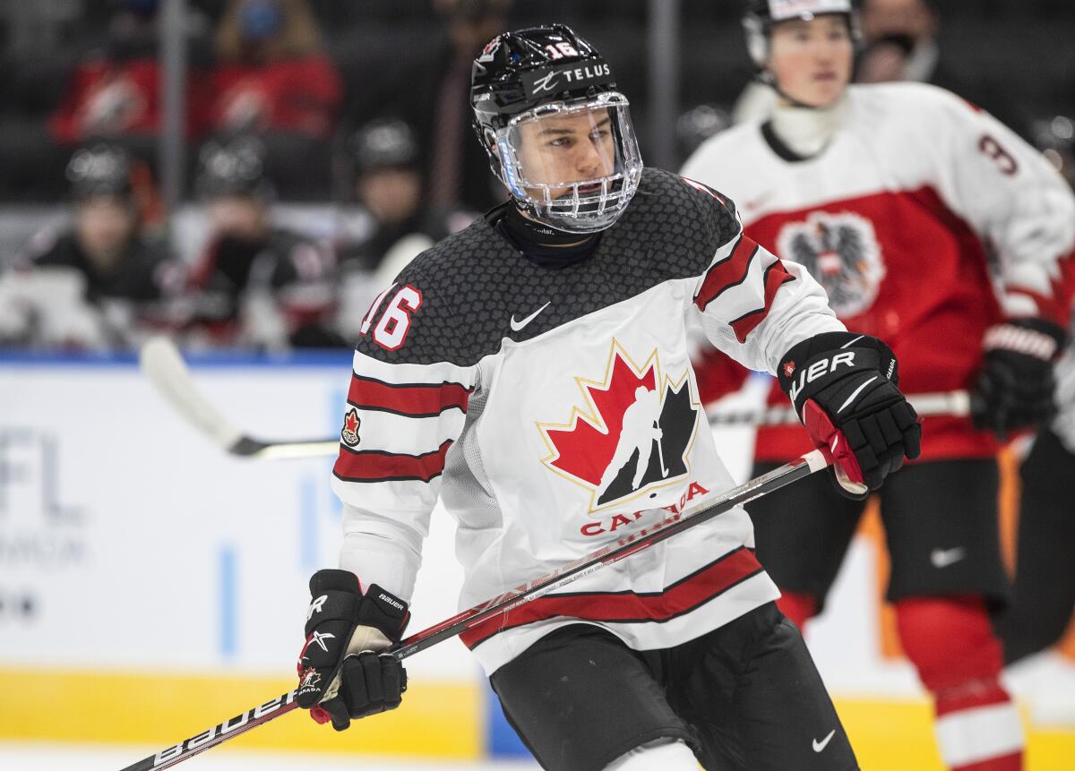 Canada's Connor Bedard, 16, youngest to score 4 goals at World Juniors -  NBC Sports