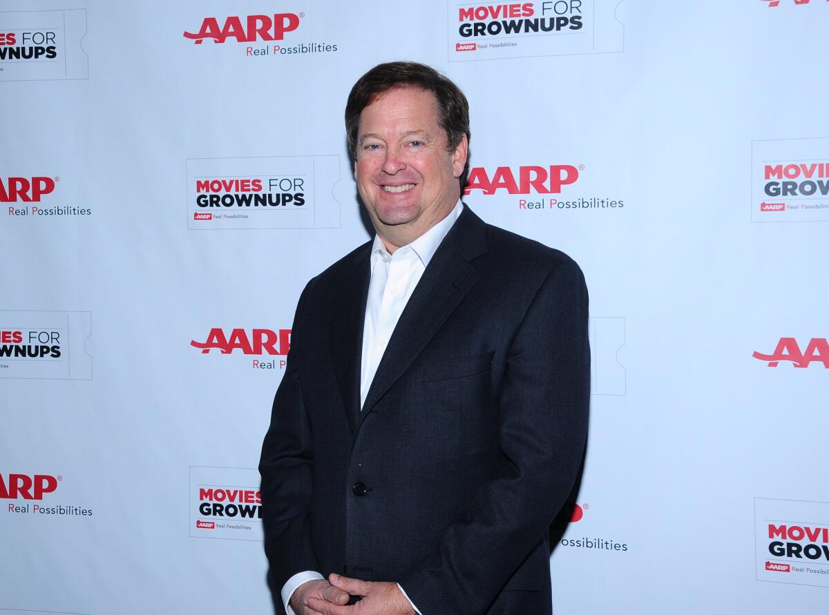 Journalist Sam Rubin arrives at the AARP Movies for Grownups Film Showcase in 2014.