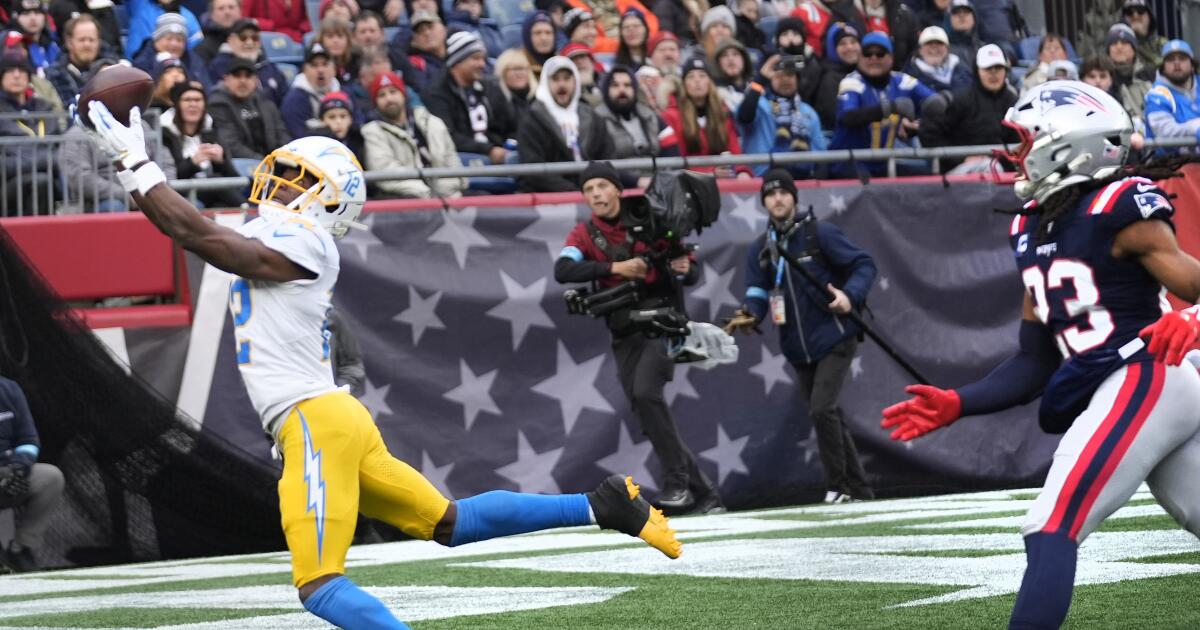 Chargers takeaways: J.K. Dobbins return a boost to offense in rout of Patriots