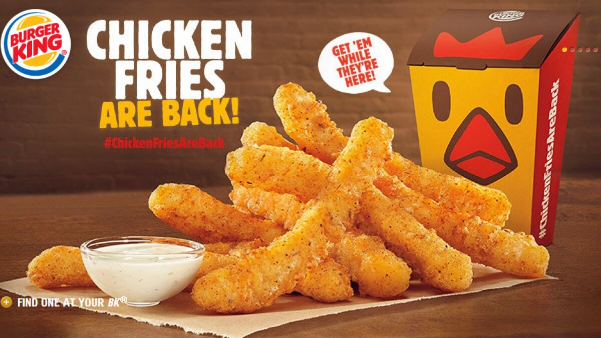 Chicken fries are back Burger King - Los Angeles Times