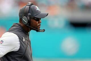 After he was fired as Miami Dolphins head coach, Brian Flores filed a suit contending the NFL engages in racial discrimination. (David Santiago/Chicago Tribune/Tribune News Service via Getty Images)