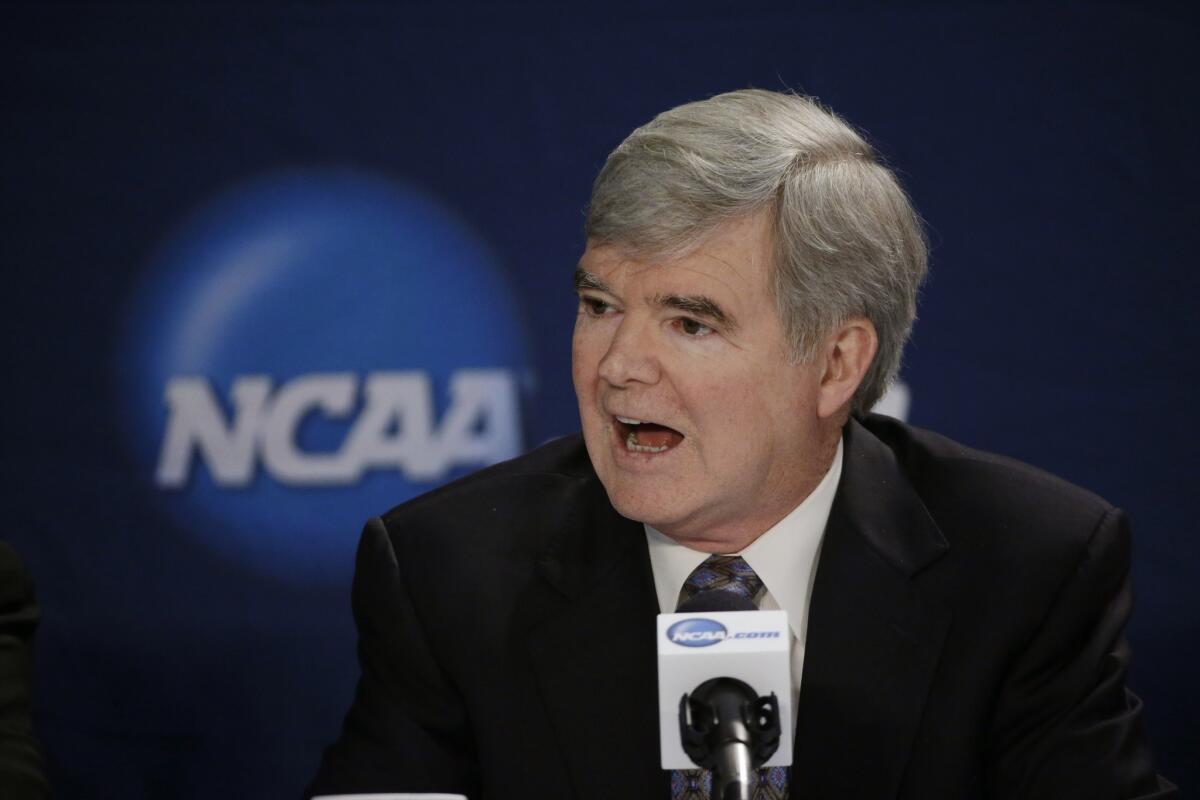 NCAA President Mark Emmert took the stand at the Ed O'Bannon trial Thursday and reasserted his belief that student-athletes are indeed amateurs and should not be paid.