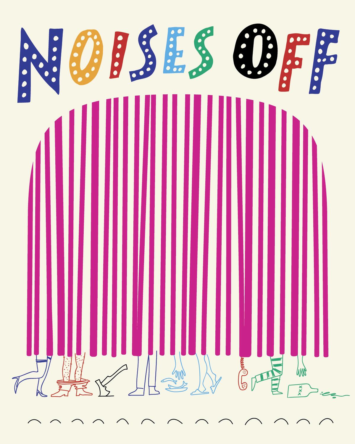 Poster for Michael Frayn's "Noises Off"