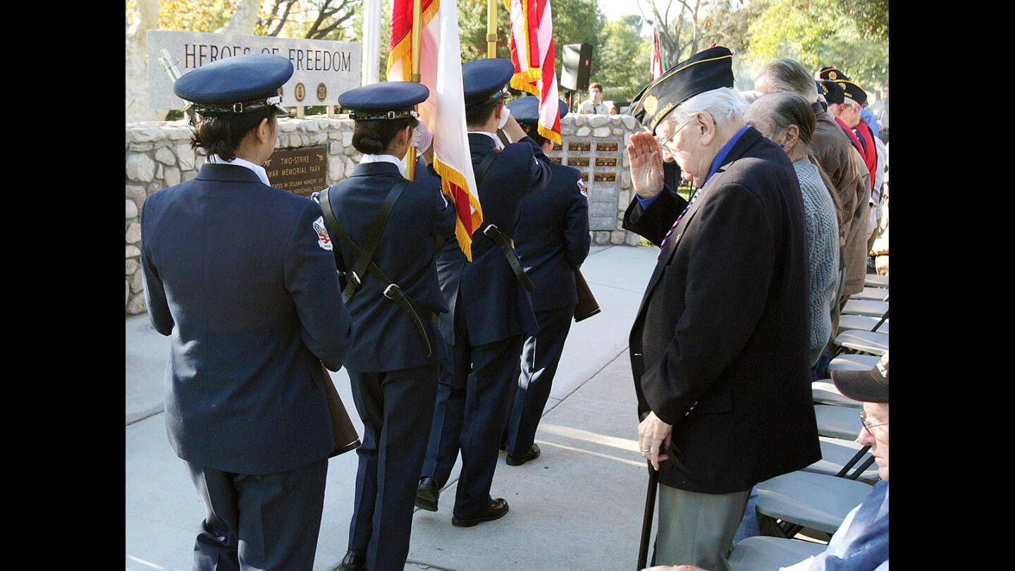 Photo Gallery: Veteran's Day event at Two Strike Park in La Crescenta