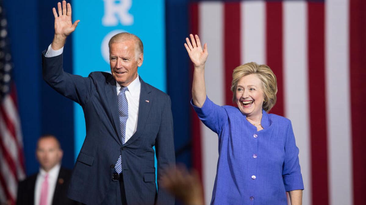 What are the odds of hillary clinton becoming president biden