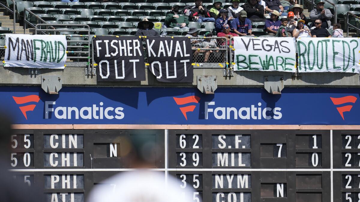 Oakland A's fans stage 'reverse boycott' to protest team's planned