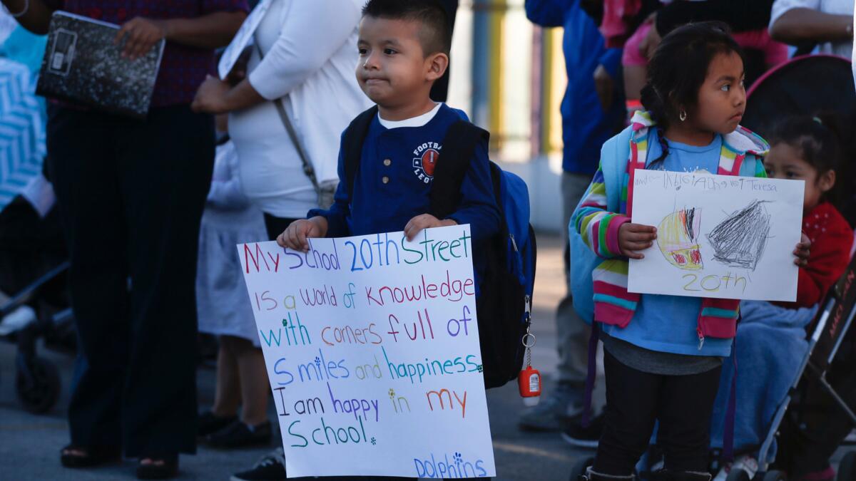 The Partnership for Los Angeles Schools will take over 20th Street Elementary operations.