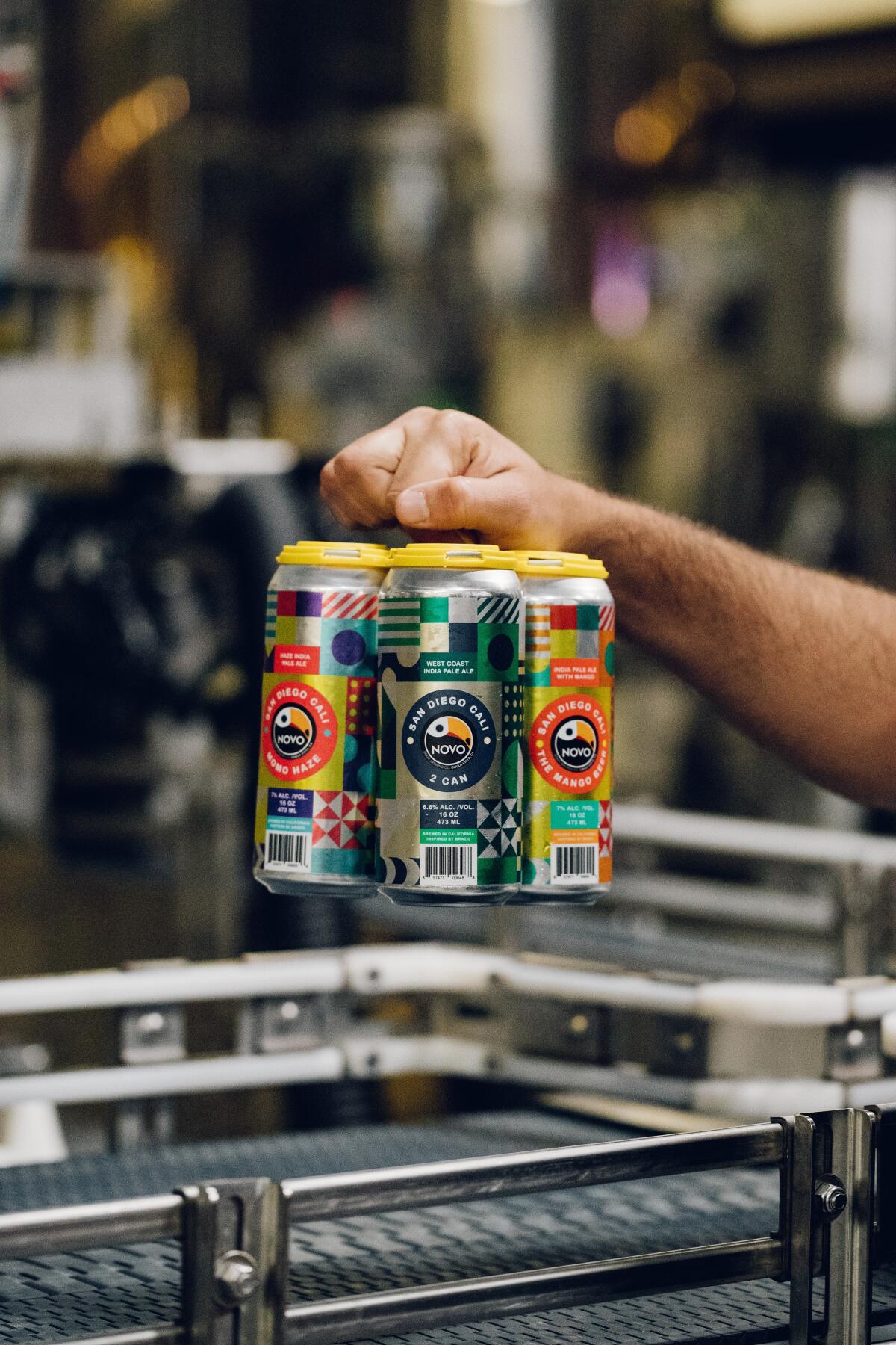 A variety pack from Novo Brazil Brewing Company