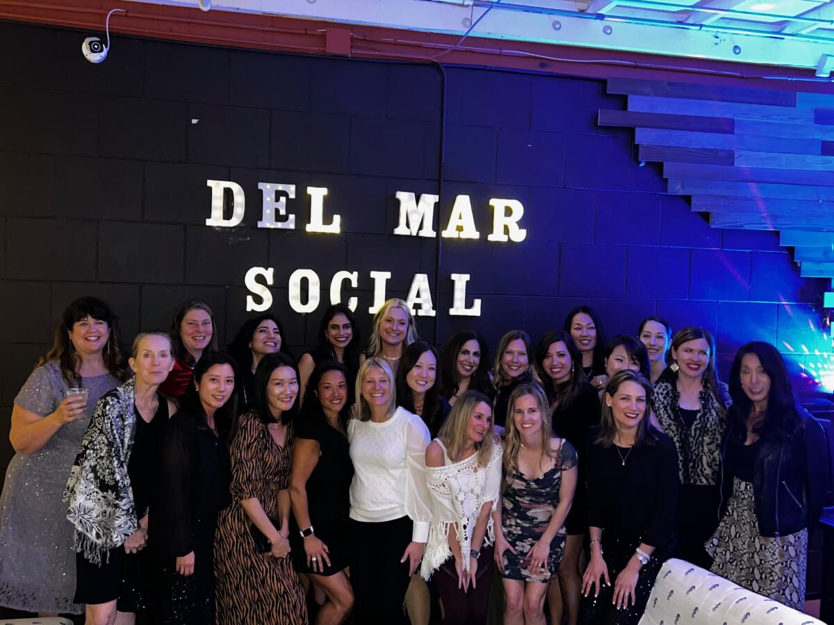 Sage Canyon parents at Del Mar Social.