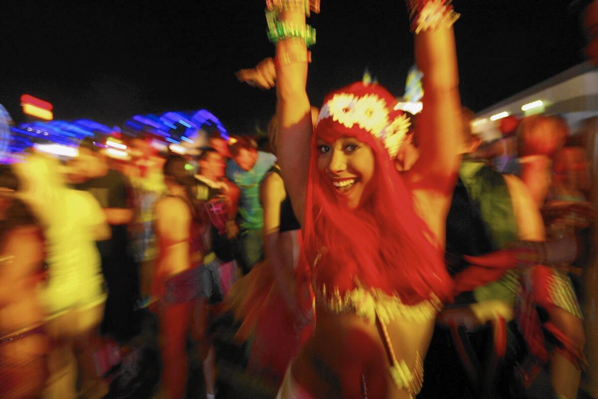 A typical rave scene. The question is, who owns the Electric Daisy Carnival trademark? That’s up to federal officials.