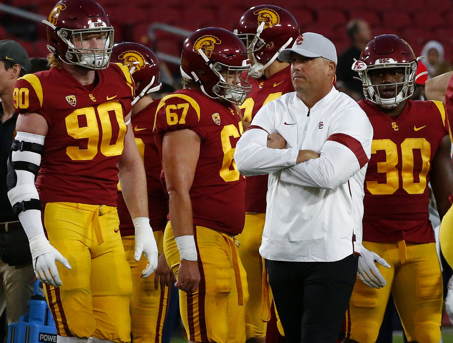 Clay Helton Says Usc Has Good Day As Recruiting Class Falls In