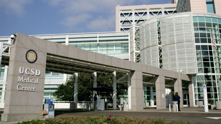UC San Diego Medical Center in Hillcrest.