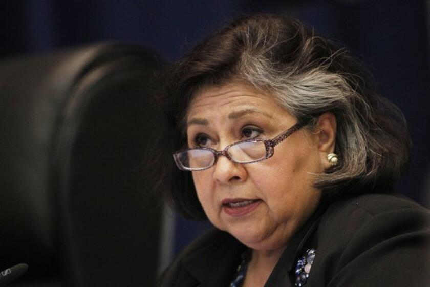 Los Angeles County Supervisor Gloria Molina.