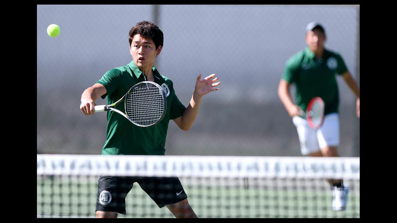 Photo Gallery: Sage Hill vs. Northwood in boys' tennis