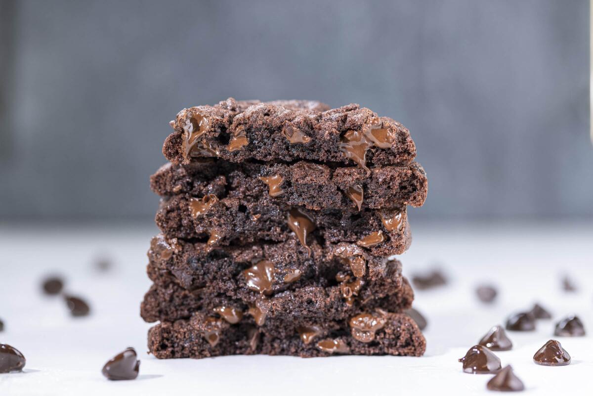 Double chocolate chip cookies from Tiff's Treats.