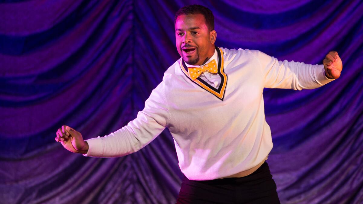 Alfonso Ribeiro, seen during the "Dancing With The Stars: Live!" tour in 2014, was denied copyright registration for his "Carlton" dance.