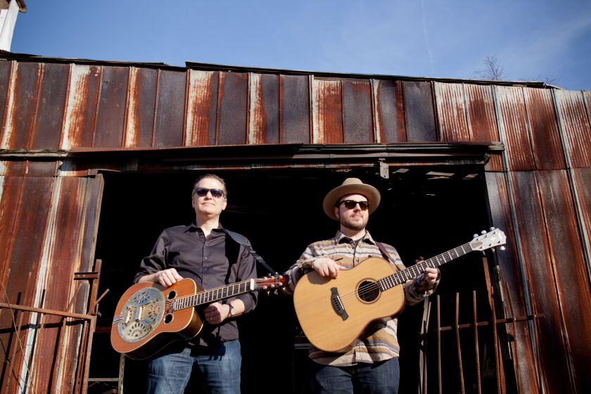 Rob Ickes and Trey Hensley will perform a Bluegrass and Beyond concert April 8.