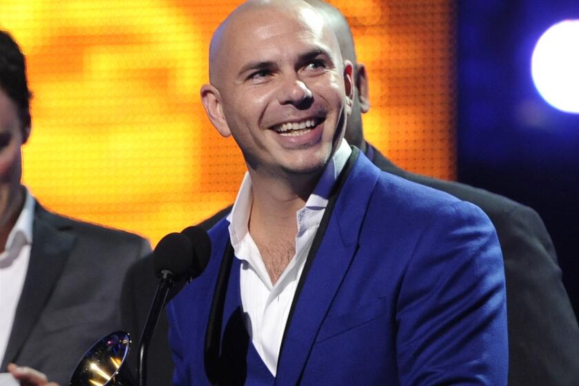 Cuban rapper Pitbull is one of the recipients of the inaugural Icon Award given out by the Streamy Awards.