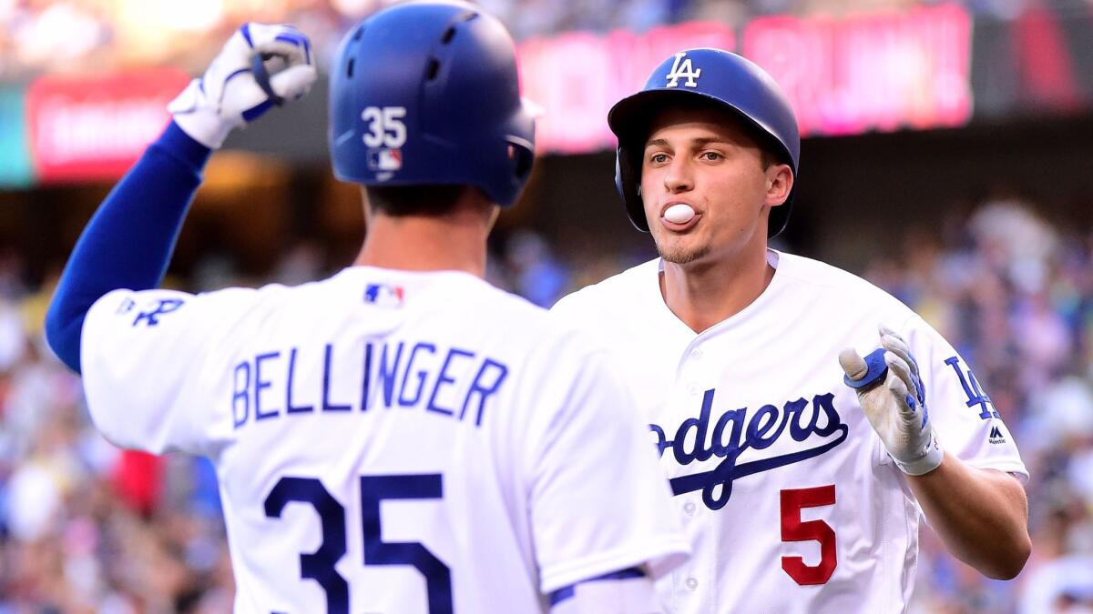 Cody Bellinger and Corey Seager